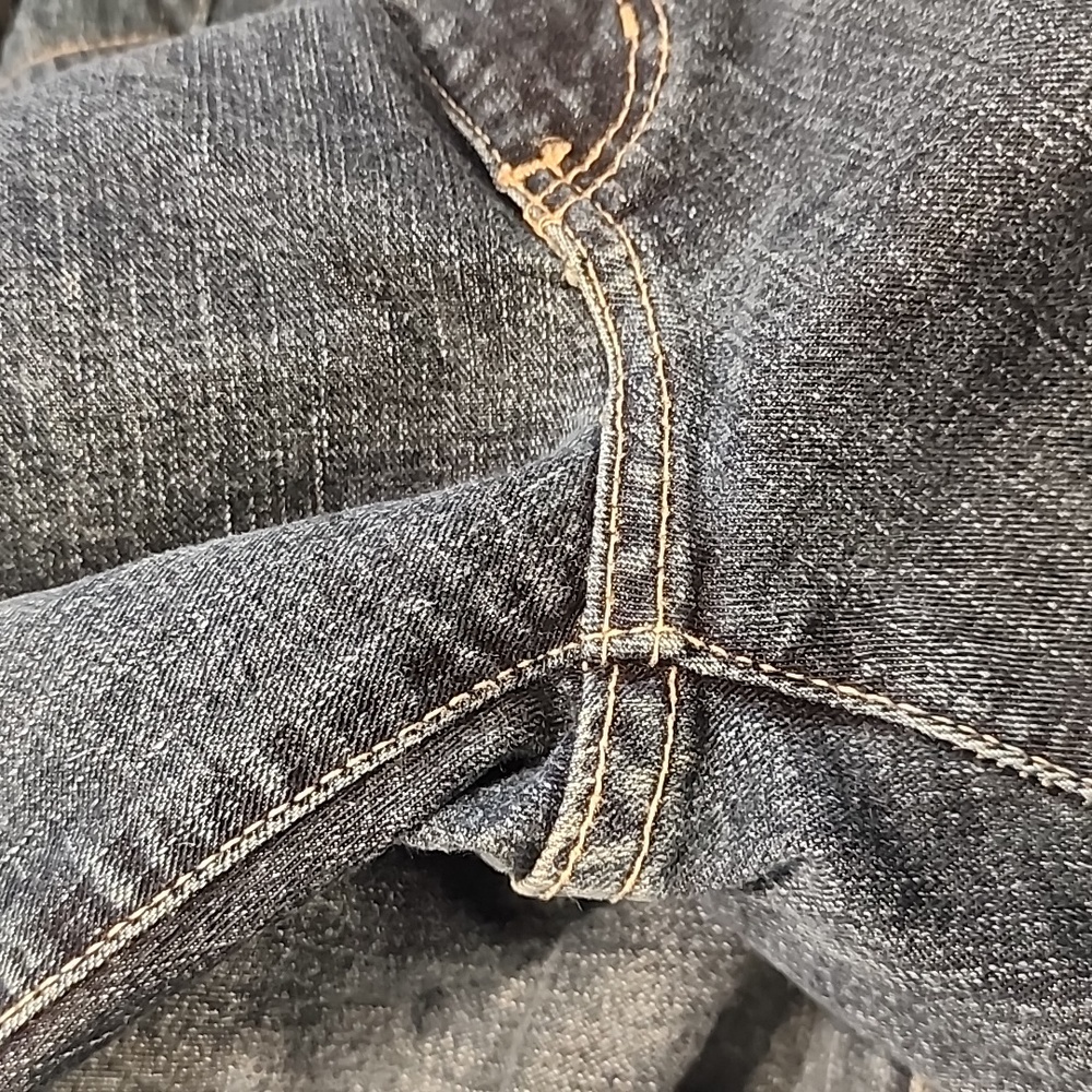 Tommy Hilfiger Low Rise Flare denim jeans sz 12r - Picture 7 of 12